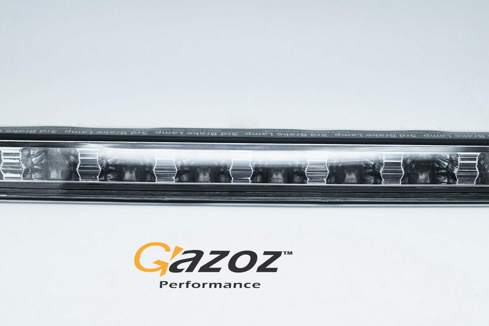 LED rosso/lente trasparente terza luce freno tronco per Peugeot 01-08 206 cc