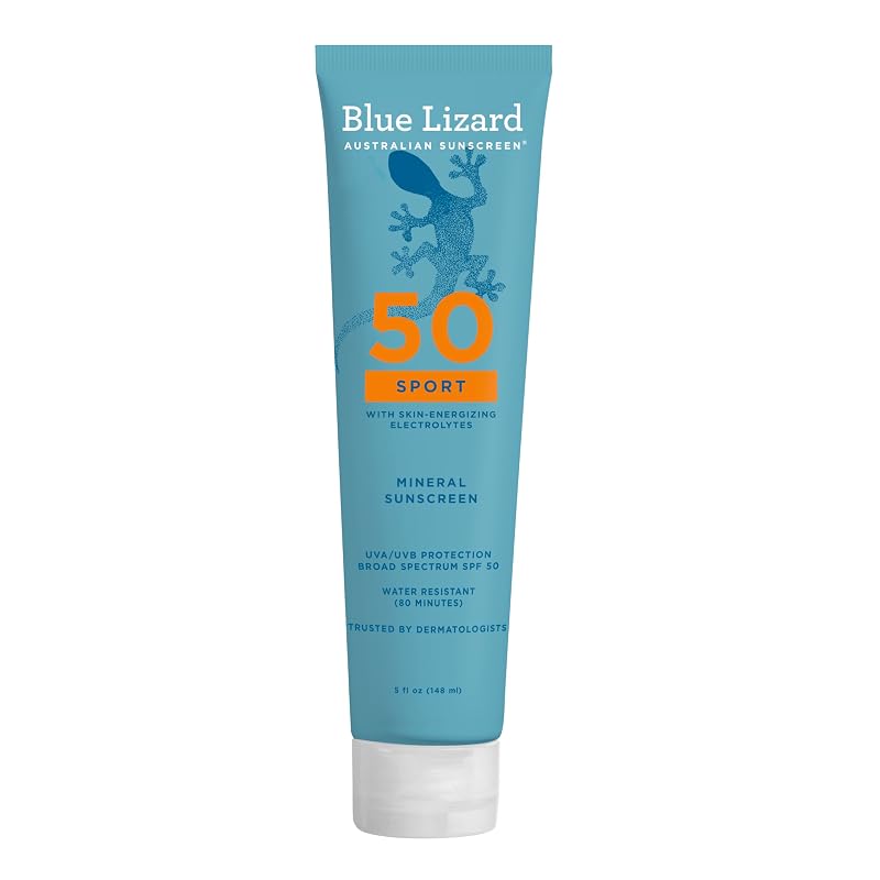 Protetor solar corporal mineral BLUE LIZARD Australian Sport SPF 50, 150 mL