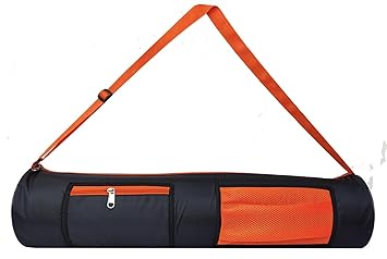 Panchtatava Oynx Waterproof | Washable | Durable Double Spacious Pocket Yoga Mat Cover/Yoga Mat Bag for Men & Women