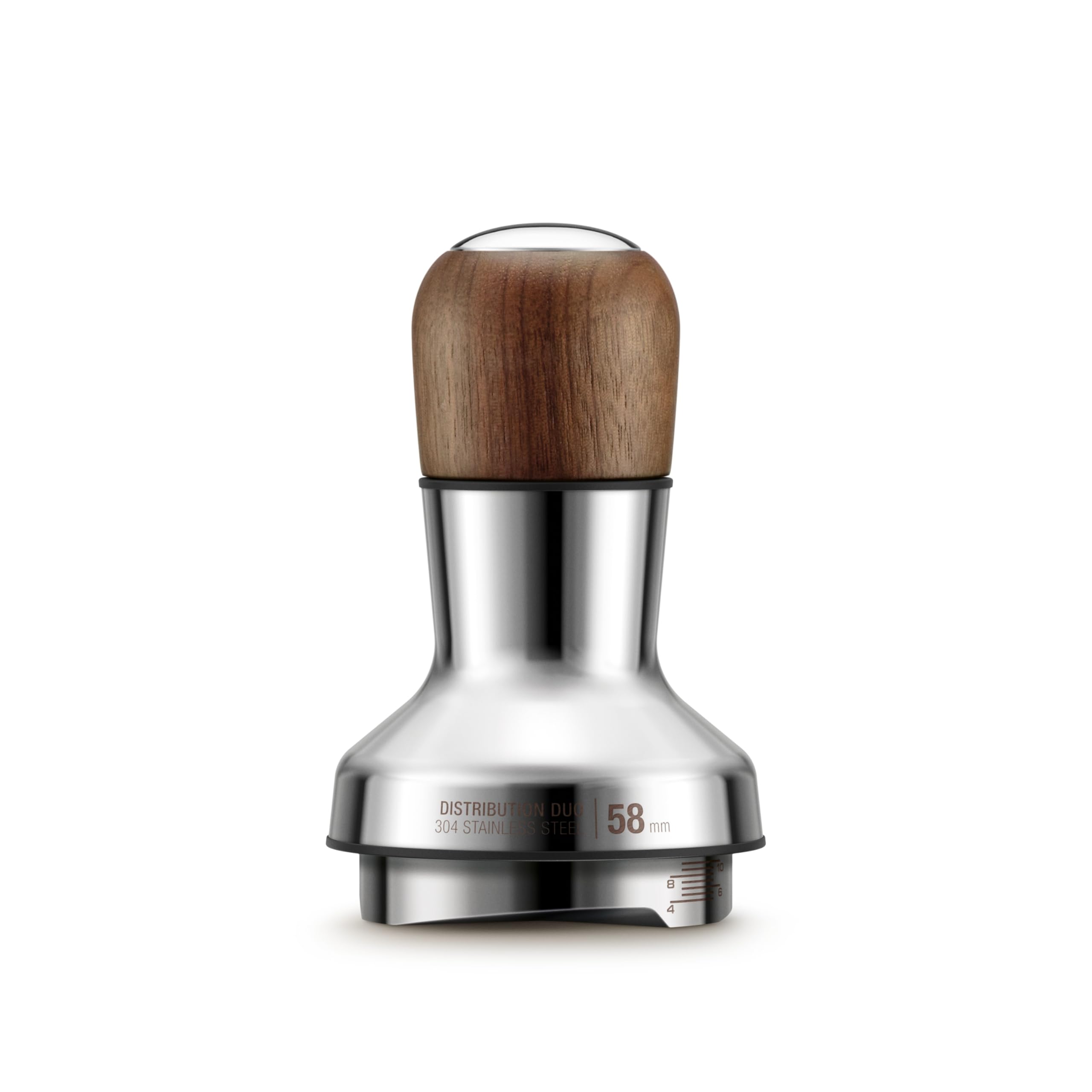 Sage The Distribution Duo 54mm, 2-in-1 Kaffeeverteiler, Premium Walnuss