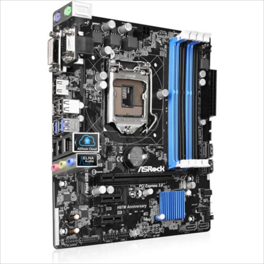 Amazon | ASRock アスロック マザーボード H97 M-ATX H97M Anniversary