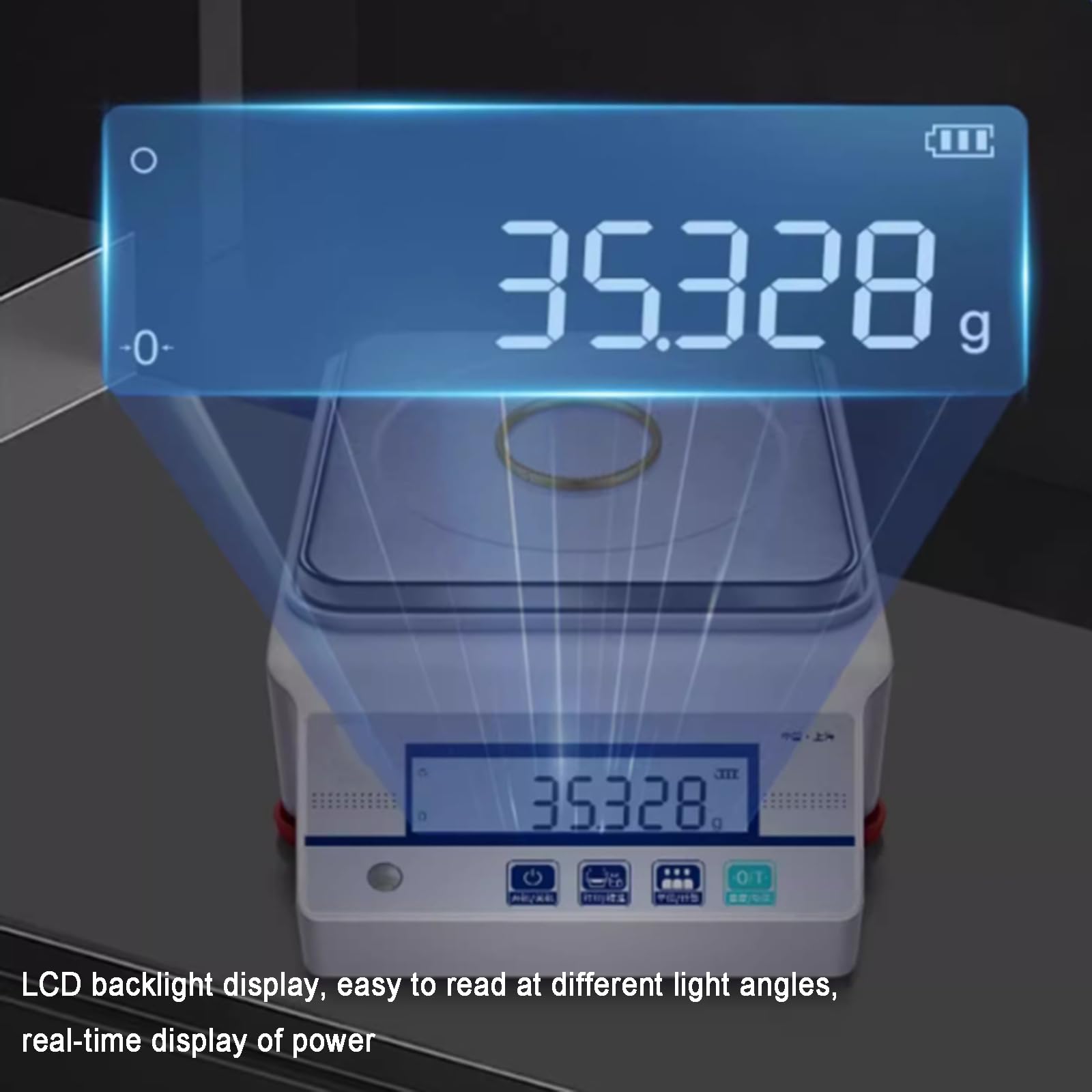 Balanza Hidrostática Electrónica, Balanza Hidrostática Digital De 0,1 G, con Pantalla LCD, Salida De Datos, Unidad G/kg/LB, para Pruebas De Densidad De Sólidos