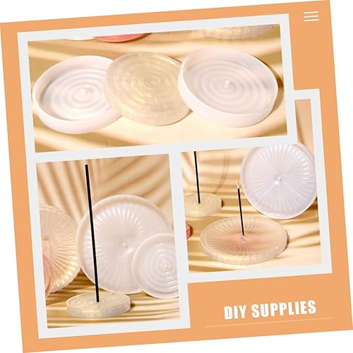 Miniatura 5 de Molde de placa de incienso para bricolaje, molde reutilizable, molde de silicona flexible para manualidades, molde de silicona para incienso,