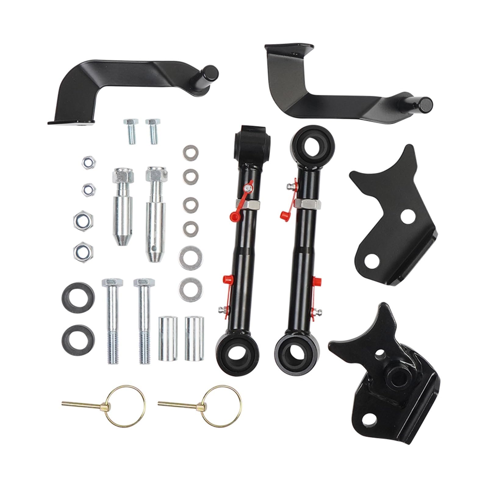 Stabilizator samochodowy Pasuje do Jeepa Wranglera JL 2019+ PRC-1010-BK Regulowany przedni łącznik stabilizatora o udźwigu 2,5"-6", czarny