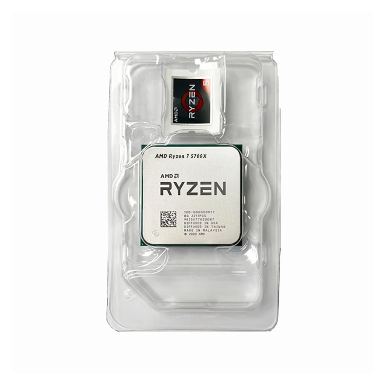 YNRSUFW AMD Ryzen 7 5700X R7 5700X CPU Processor 3.4 GHz 8
