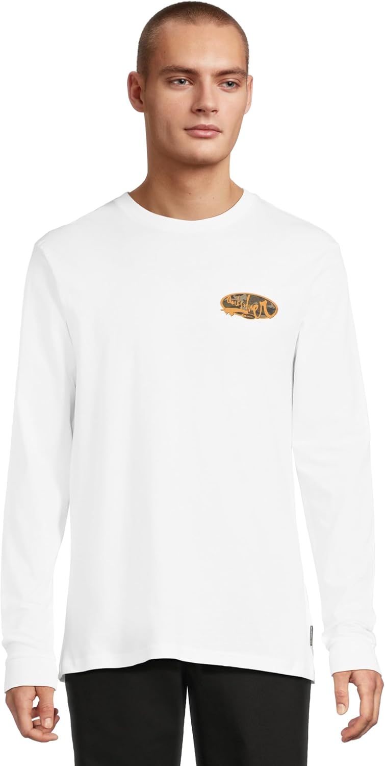 Quiksilver Mens Impaired Camo Long Sleeve Screen Tee