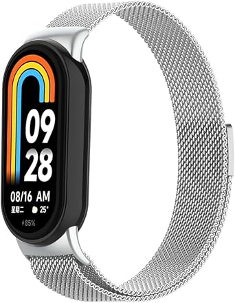 Compatible For Xiaomi Smart Band 10 Dedicated Band Metal Strap Breathable Wristband Sleek Business Watch Band Easy Installation for Men and Women