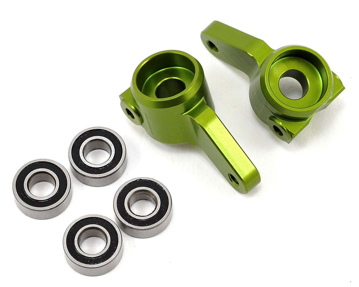 ST Racing Concepts ST3636G STRC Oversized Aluminum Front Steering Knuckles with Bearings (Green)
