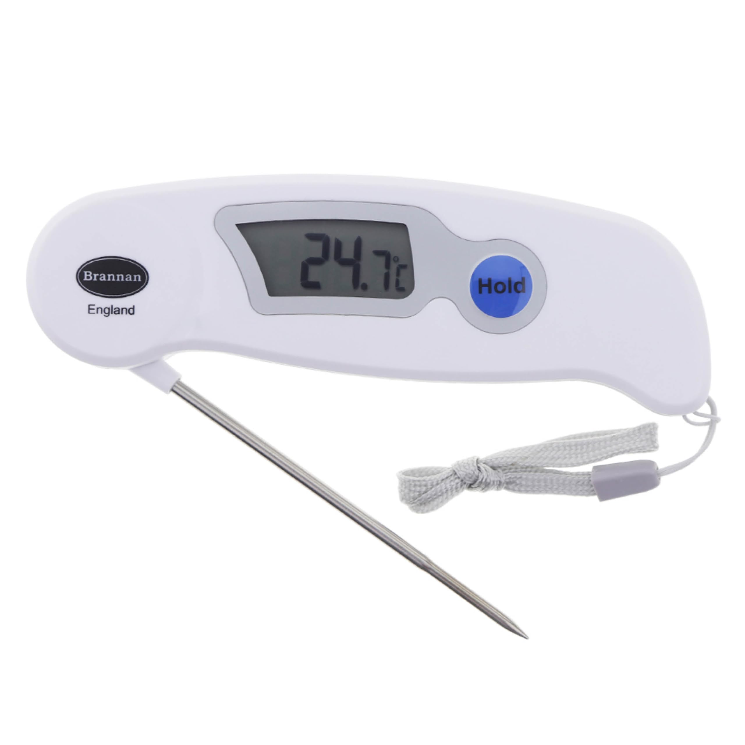 Brannan Instant Read Meat Thermometer Digital Probe - Kitchen Cooking Food Thermometers Food Temperature Probes for Air Fryer Kitchen Outdoor Cooking Baking Water Liquid