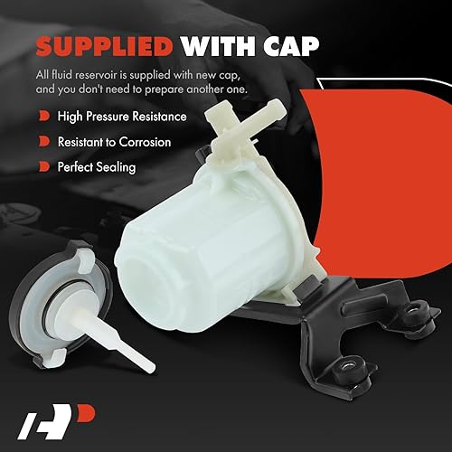 Miniatura 4 de A-Premium Depósito de dirección asistida con tapa y soporte compatible con Toyota Highlander 2001 2002 2003 2004 2005 2006 2007 2008