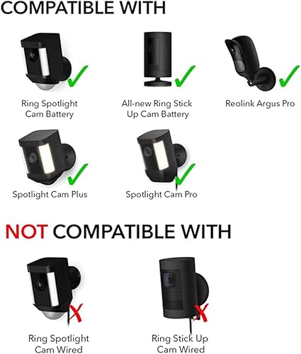 Miniatura 2 de Panel solar compatible con anillo, 6 W para Stick Up Cam, Stick Up Cam Pro, Spotlight Cam Plus, Spotlight Cam Pro - Negro