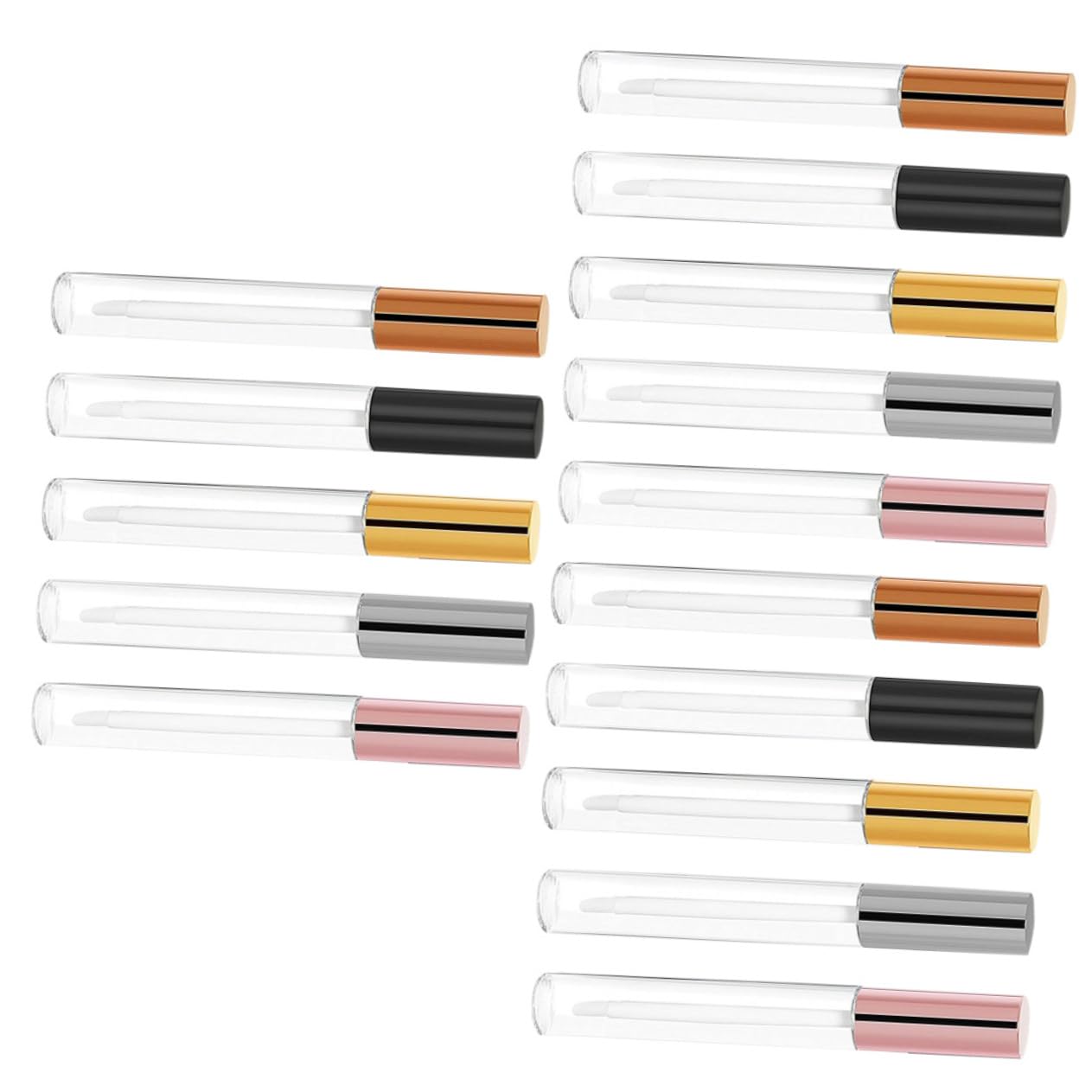 10ml Lipgloss Tube aus Abs, für Selbstgemacht und Reise | Kleiner Lippenstiftbehälter, Leichtes Format, für Mädchen, Praktische Nachfüllbehälter mit 30 Stück
