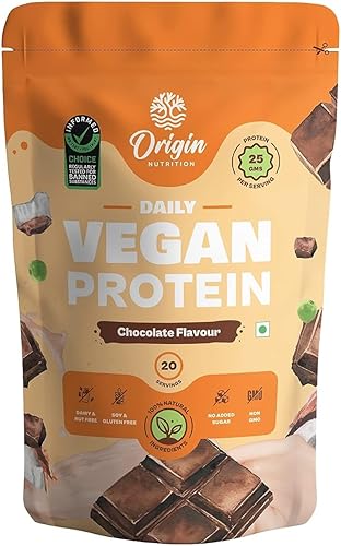 SS - Proteína en polvo vegana 100% natural (aislado de proteína de guisante europeo y proteína de semilla de calabaza), sabor a chocolate fácil de