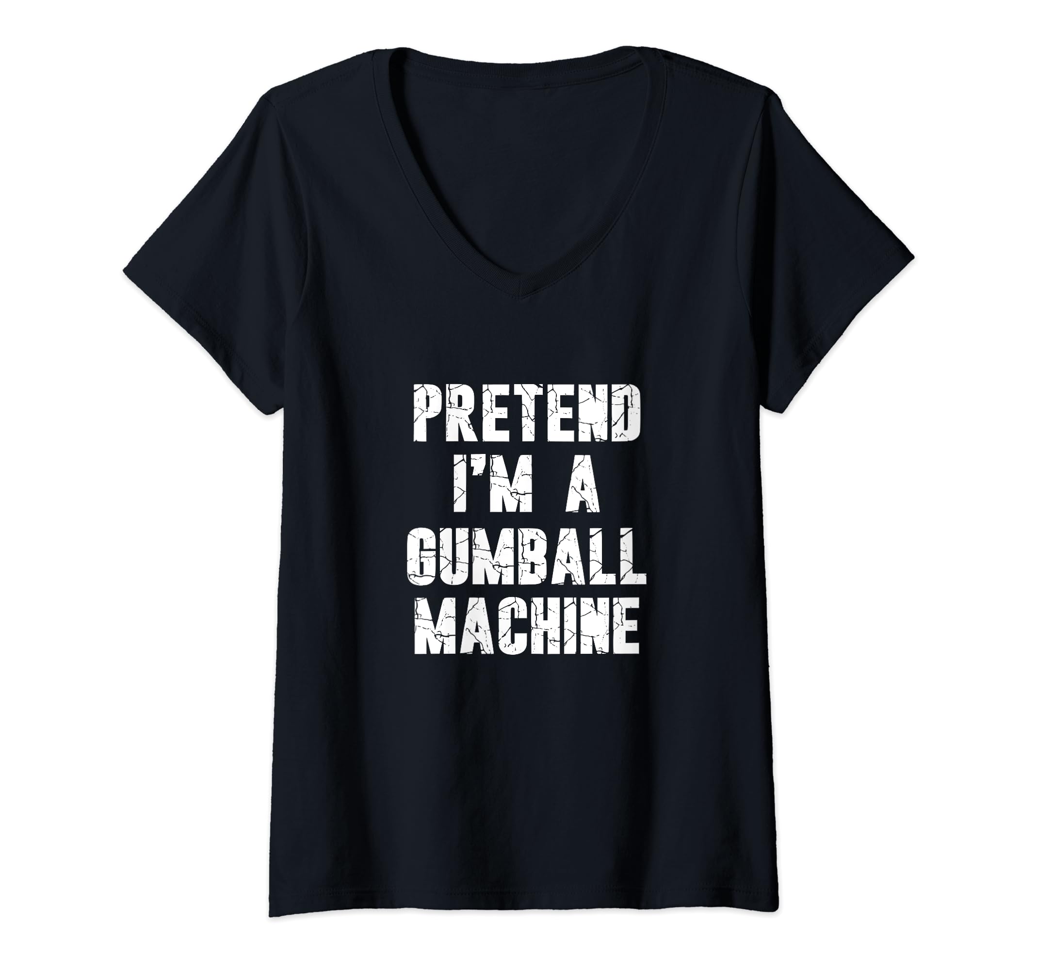 Pretend I'm a Gumball Machine Hassle-Free Holiday Costume V-Neck T-Shirt