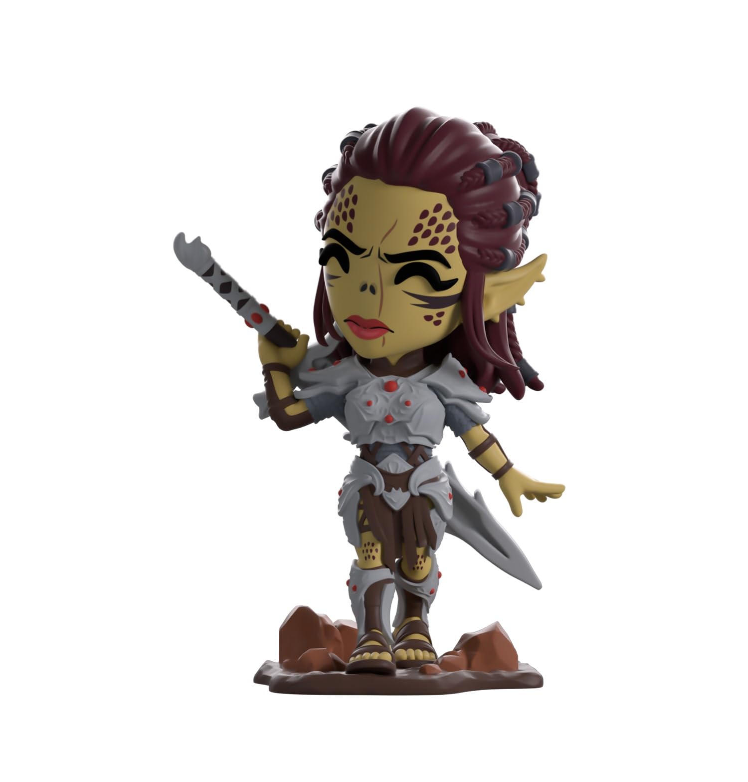Youtooz Collectibles: Lae'zel Figurine, Maroon, Red, Brown, Ungefähr 11cm - Image 2