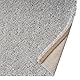 VIMODA Teppich Prime Shaggy Hochflor Einfarbig Grau Weich für Wohnzimmer, Schlafzimmer, küche, Maße:70x140 cm