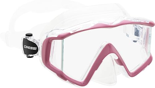 Cressi Máscara grande de visión amplia para buceo y snorkel  Pano 3 diseñado en Italia
