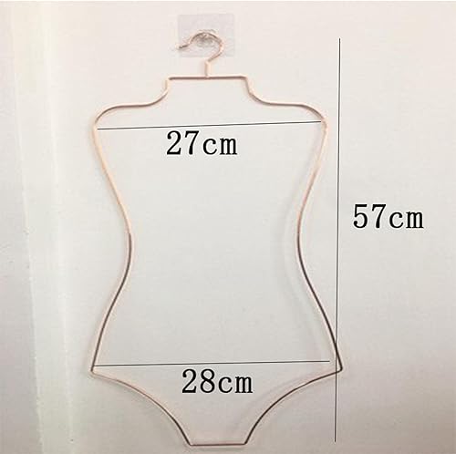 Miniatura 7 de Percha de traje de baño con forma de cuerpo para niñas, unisex, soporte de vestido, perchero para ropa, colgador de traje de baño para guardarropa,