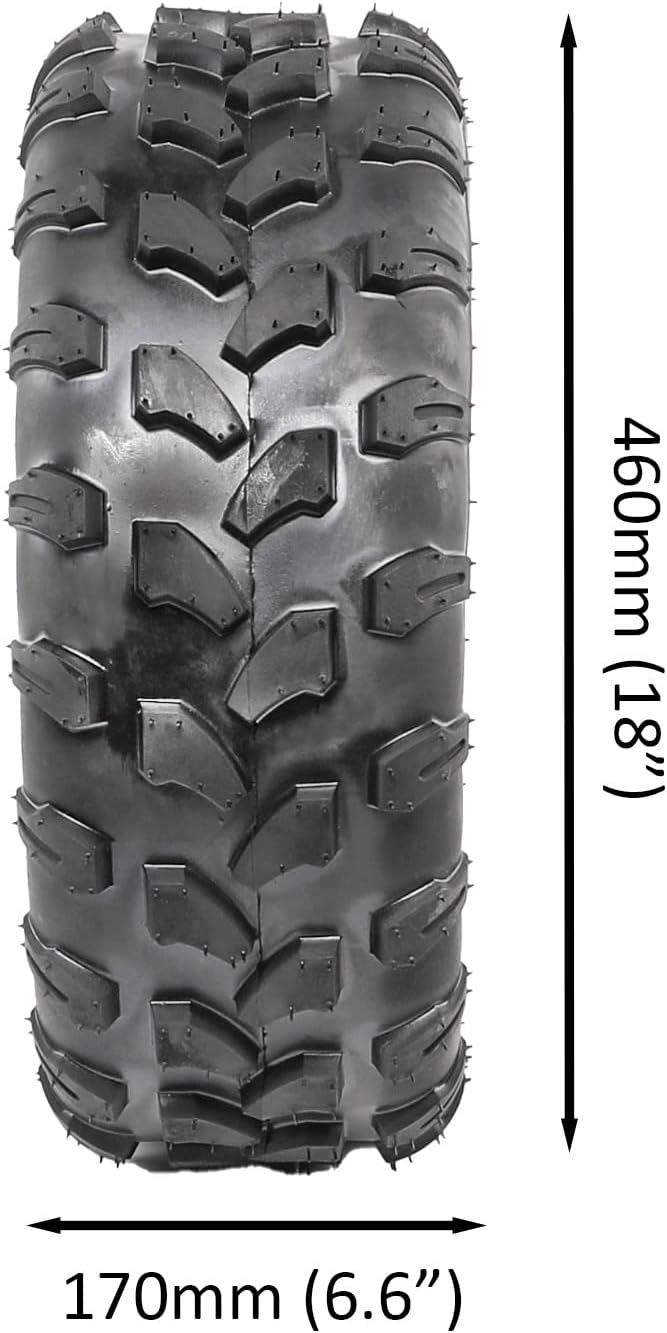 2pcs 19x7.00-8 Front Tubeless Tire | ATV Quad Go Kart Buggy Tires
