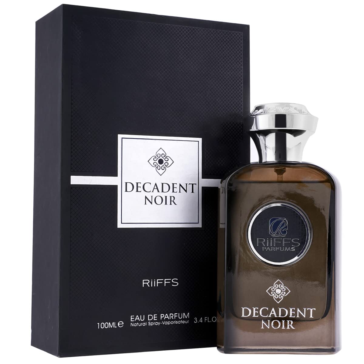 RiiFFS Decadent Noir Imported Long Lasting 100ml Men Perfume, Citrusy, Aquatic & Woody, Soothing Fragrance
