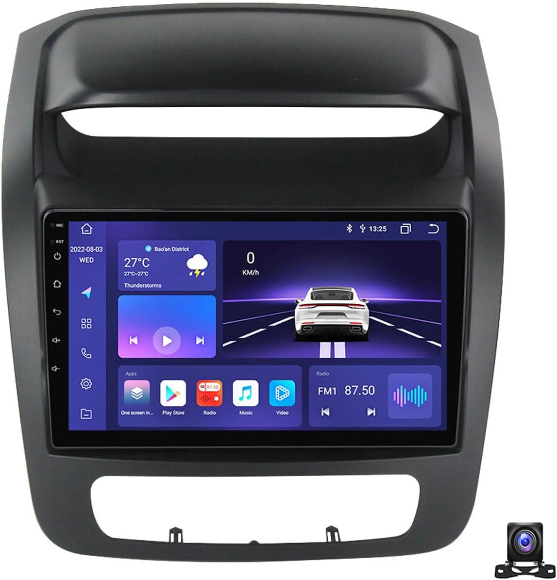 Double Din Car Stereo Multimedia Radio for KIA Sorento 2013~2015 9 Inch Touchscreen with Navigation MP5 Player, DSP RDS FM Car Radio with Carplay/Android Auto,8 core m700s 8g+128g