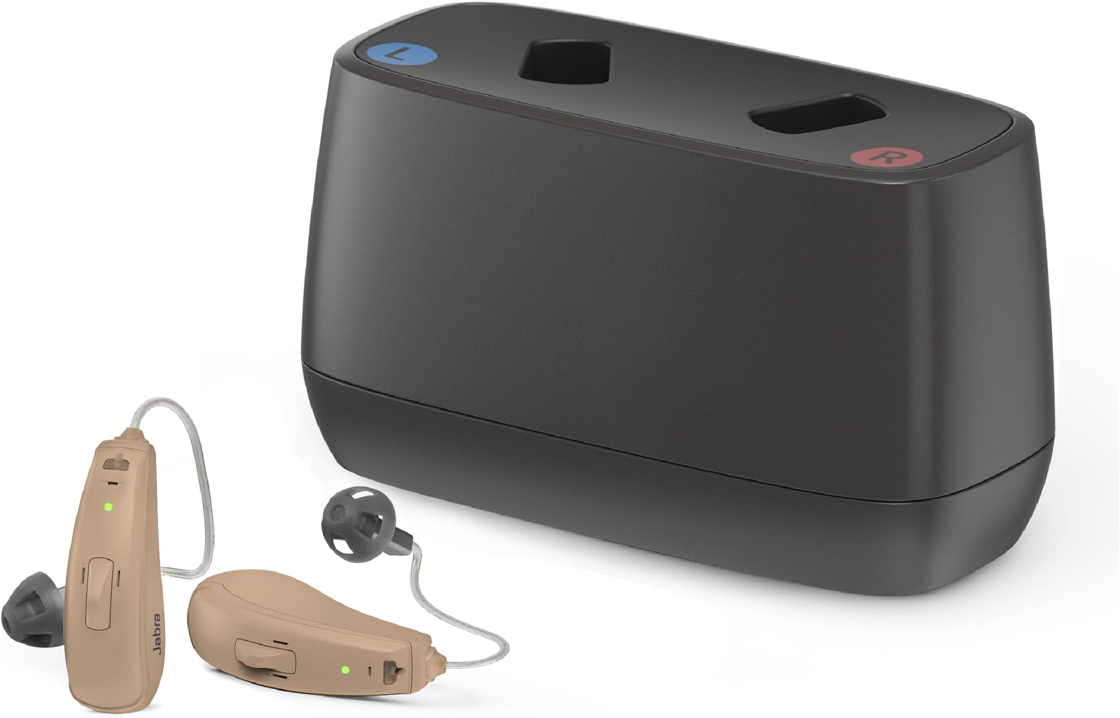 Jabra Enhance Select 50R Hearing Aids Rechargeable, Nearly Invisible & Lightweight