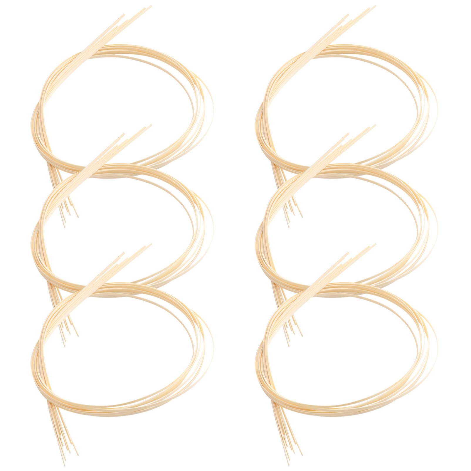 HANABASS 10PCS White Abs Guitar Binding Purfling Strips for Acoustic Classic Guitars Durable Replacement for Luthiers