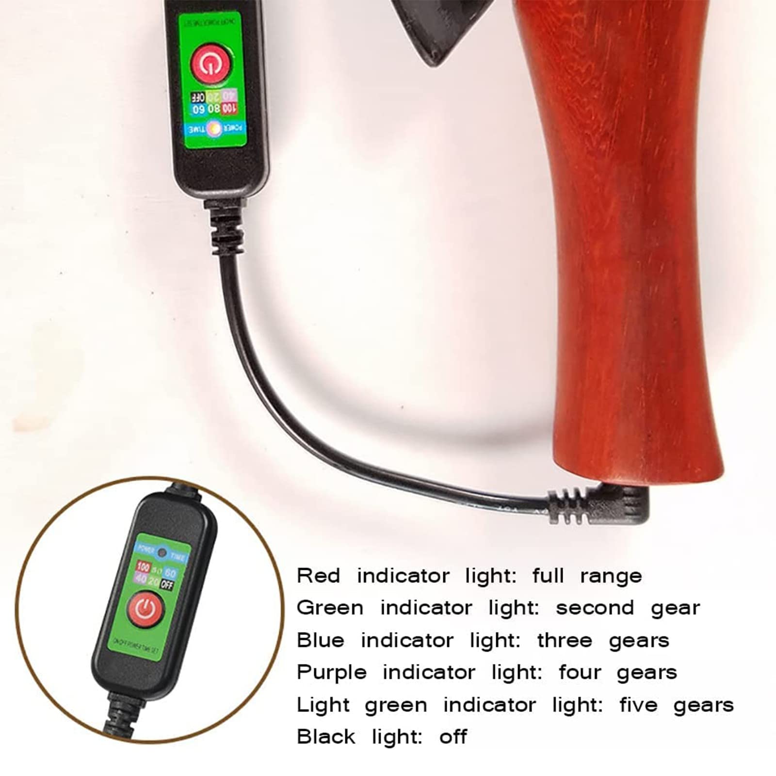 Herramienta eléctrica Gua Sha de Piedra Caliente, Herramienta de Masaje de Tabla de raspado, Tabla de Masaje Guasha Adelgazante, raspador Gua Sha, Herramienta de Terapia de Masaje Corporal