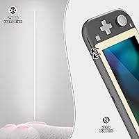Vista 7 de eXtremeRate Protector de pantalla de vidrio templado 9H para Nintendo Switch Lite, paquete de 2, 0.020 in de grosor, 99.9% de transparencia, fácil