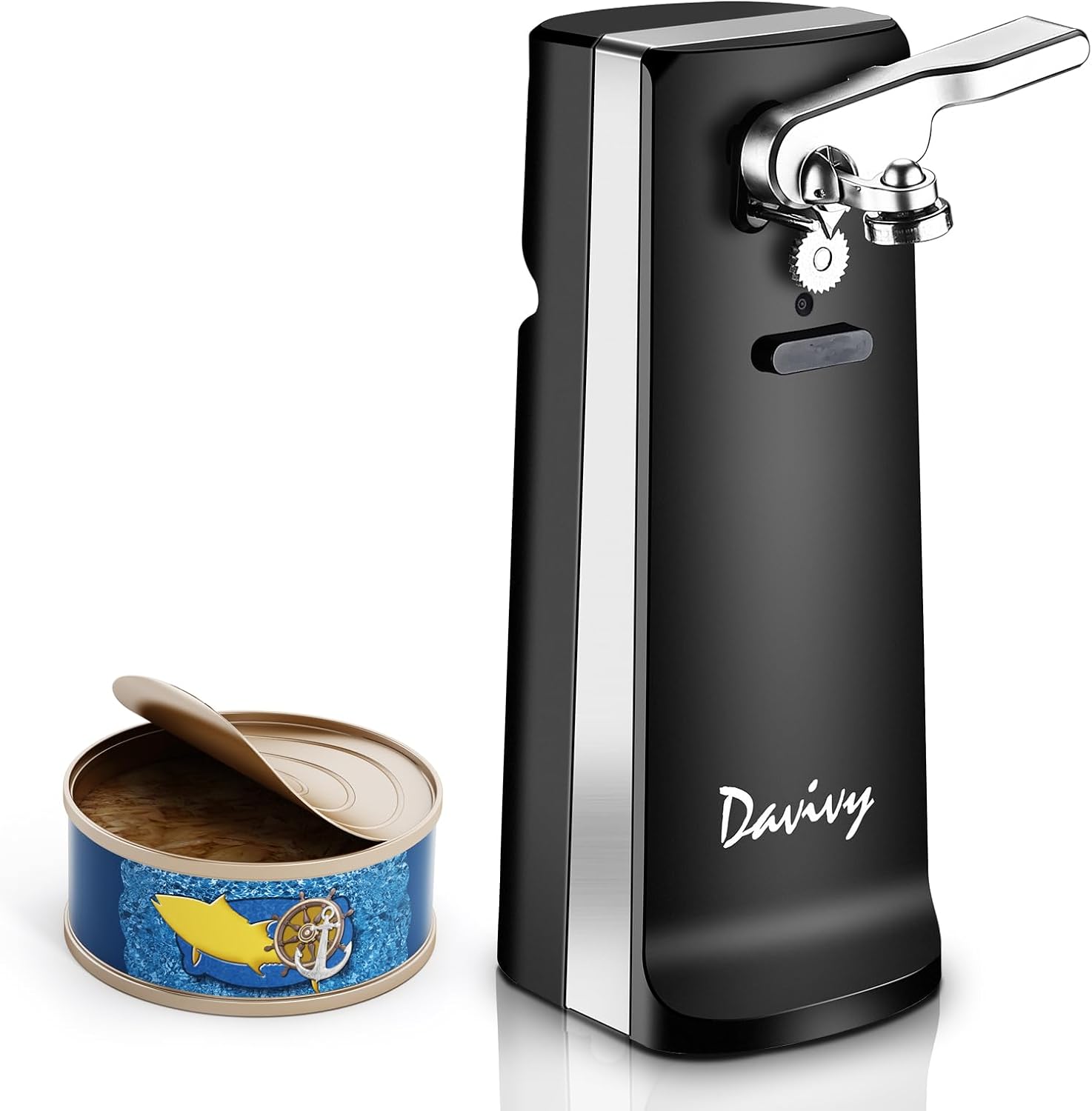 Davivy Electric Operated Can Opener (Black)