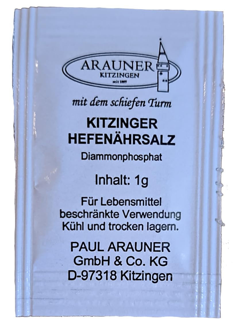 Nutrimento per Lievito 10x1g - ARAUNER Prodotti Enologici - per Vino, Birra, Sidro, Mosto