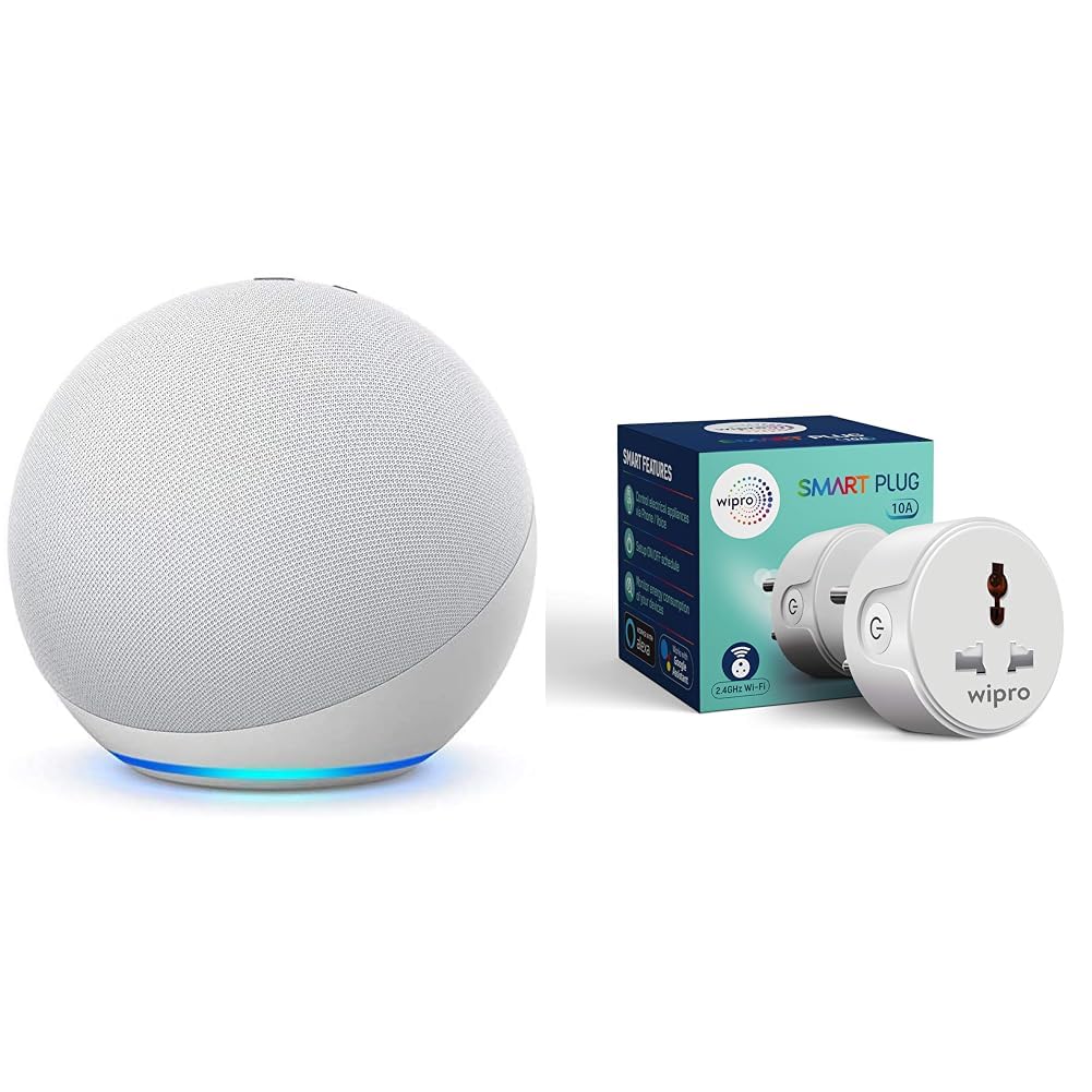 Amazon Echo (4th Gen, 2020 release) | Premium sound powered by Dolby and Alexa (White) Amazon Echo (4th Gen, 2020 release) | Premium sound powered by Dolby and Alexa (White)