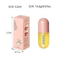 Vista 92 de KISSIO Plumper de labios, brillo de labios de color, potenciador de labios, extractos de plantas, suero labial que rellena los labios, brillo labial