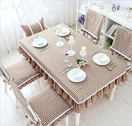GFYWZ European Plaid table cloth, 150 * 90cm
