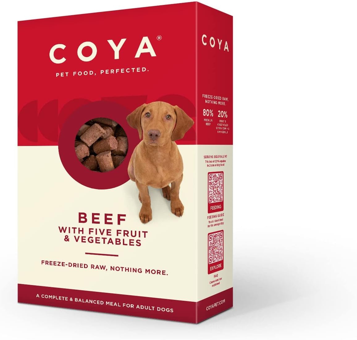 COYA FreezeDried Raw Dog Food, Beef (150g) Hypoallergenic & Grain Free