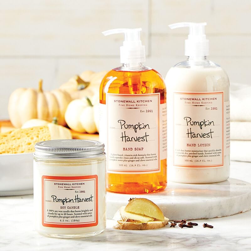 Miniatura 2 de Stonewall Kitchen Pumpkin Harvest - Vela de soja, 6.5 onzas