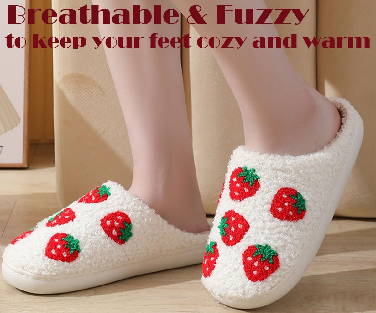 Comfy House Slippers For Women Men, Ladies Fuzzy Bedroom Slippers,indoor Outdoor Memory Foam Shoes - Image 6