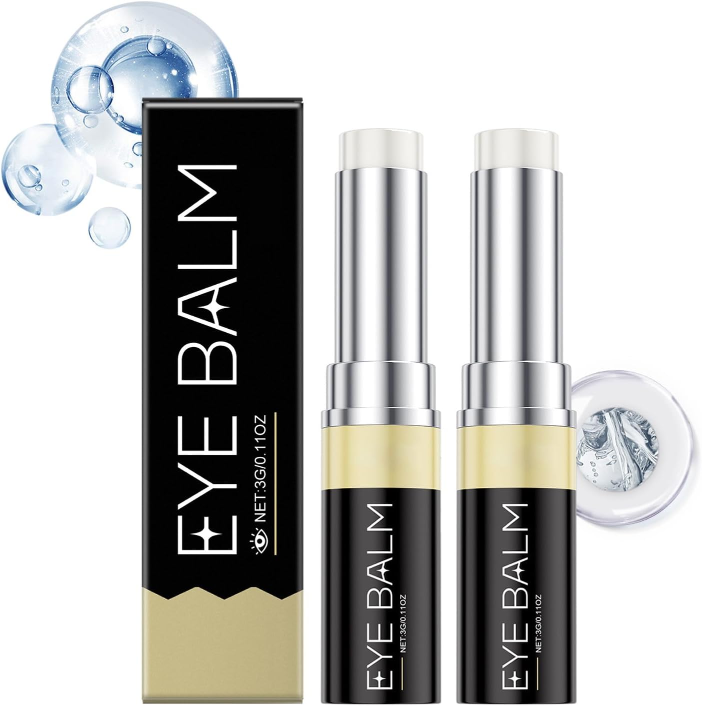2 Pcs Lumibalm for Under Eye Bags Lumibalm Eye Serum Lumibalm Eye Bags Lumi Balm Lumi Radiance Eye Balm Retinol Eye Cream Dark Circle Eye Cream Gentle Care, Lifting and Moisturizing Around the Eyes