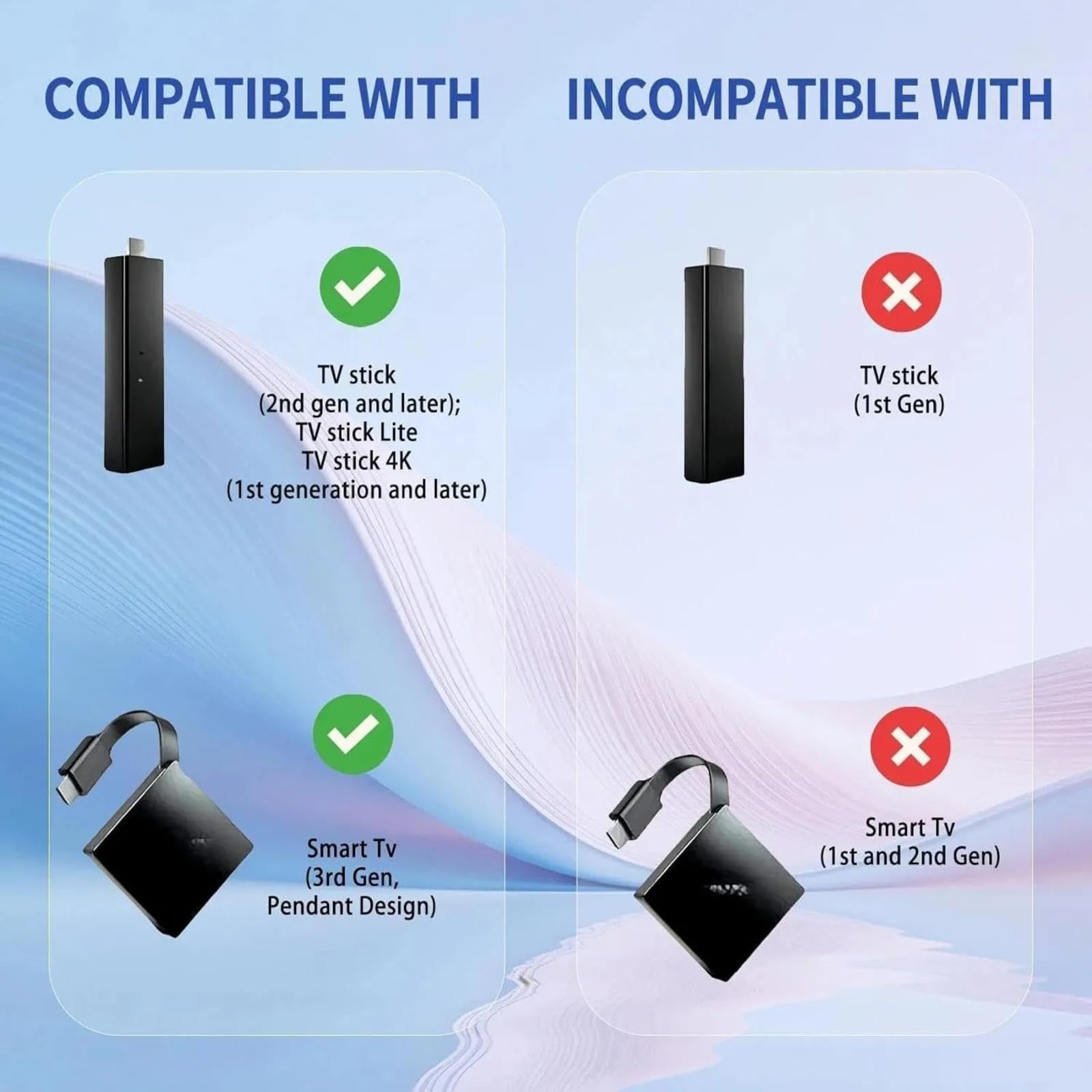 Remote Control Replacement For Fire Stick 4k(1st And 2nd Generation)| Compatibile With Fire Tv Stick | Compatible With Insignia/Pioneer TV — view 3