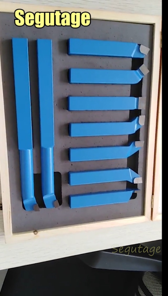 Set de 11 piezas herramientas de torno 8x8mm carburo miniatura 7