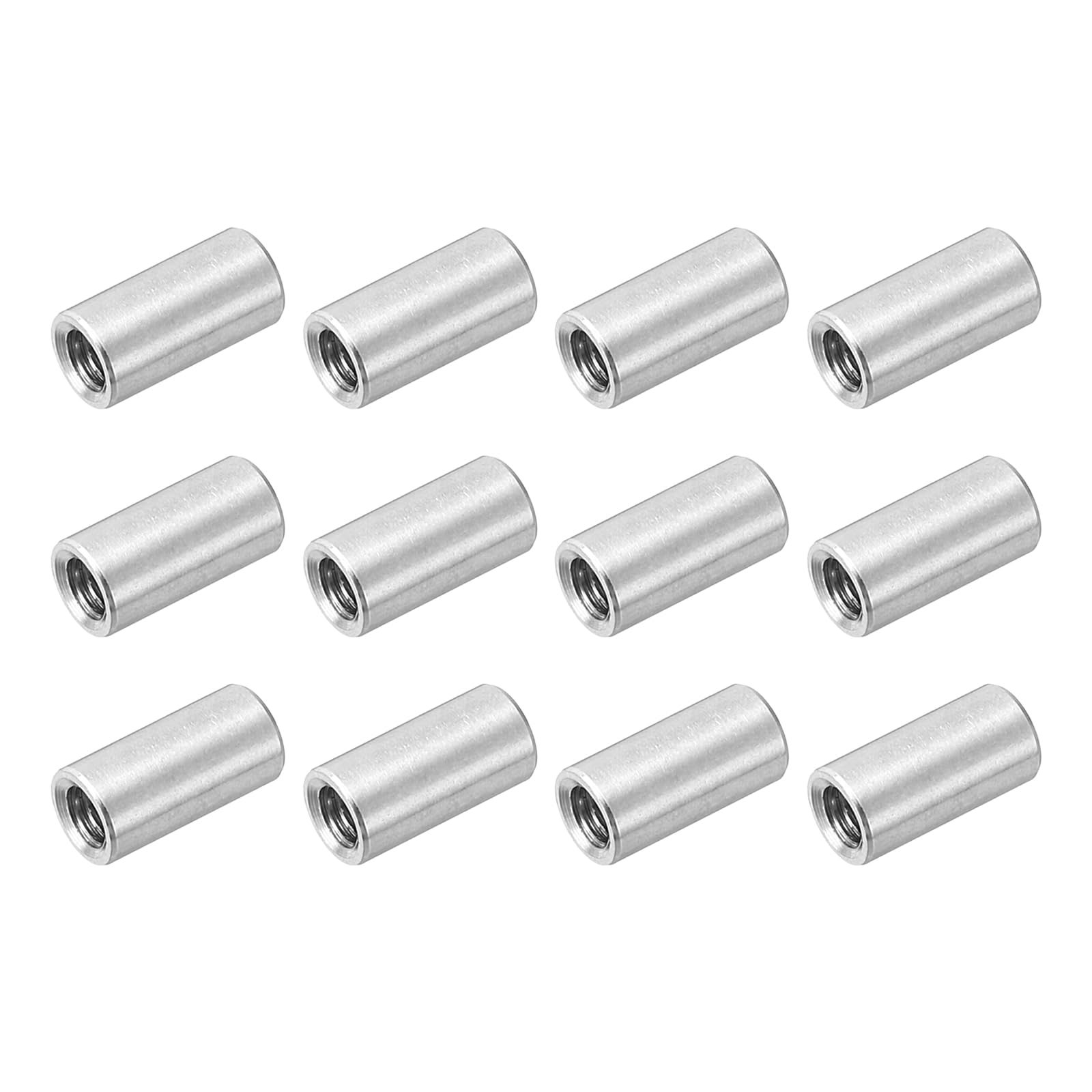 304 Stainless Steel Coupling Nuts - 25 Pcs -21