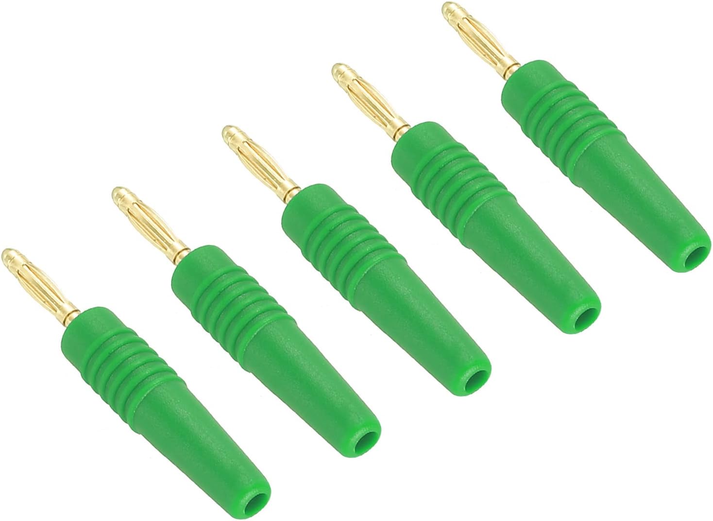 PATIKIL 5 Pack Banana Plugs Connector Solder Type Speaker