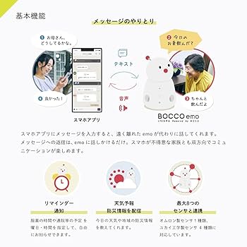 BOCCO emo LTEモデル Powered Wi-Fi不要 ネコリコ 公式]BOCCO emo LTEモデル Powered by ネコリコ