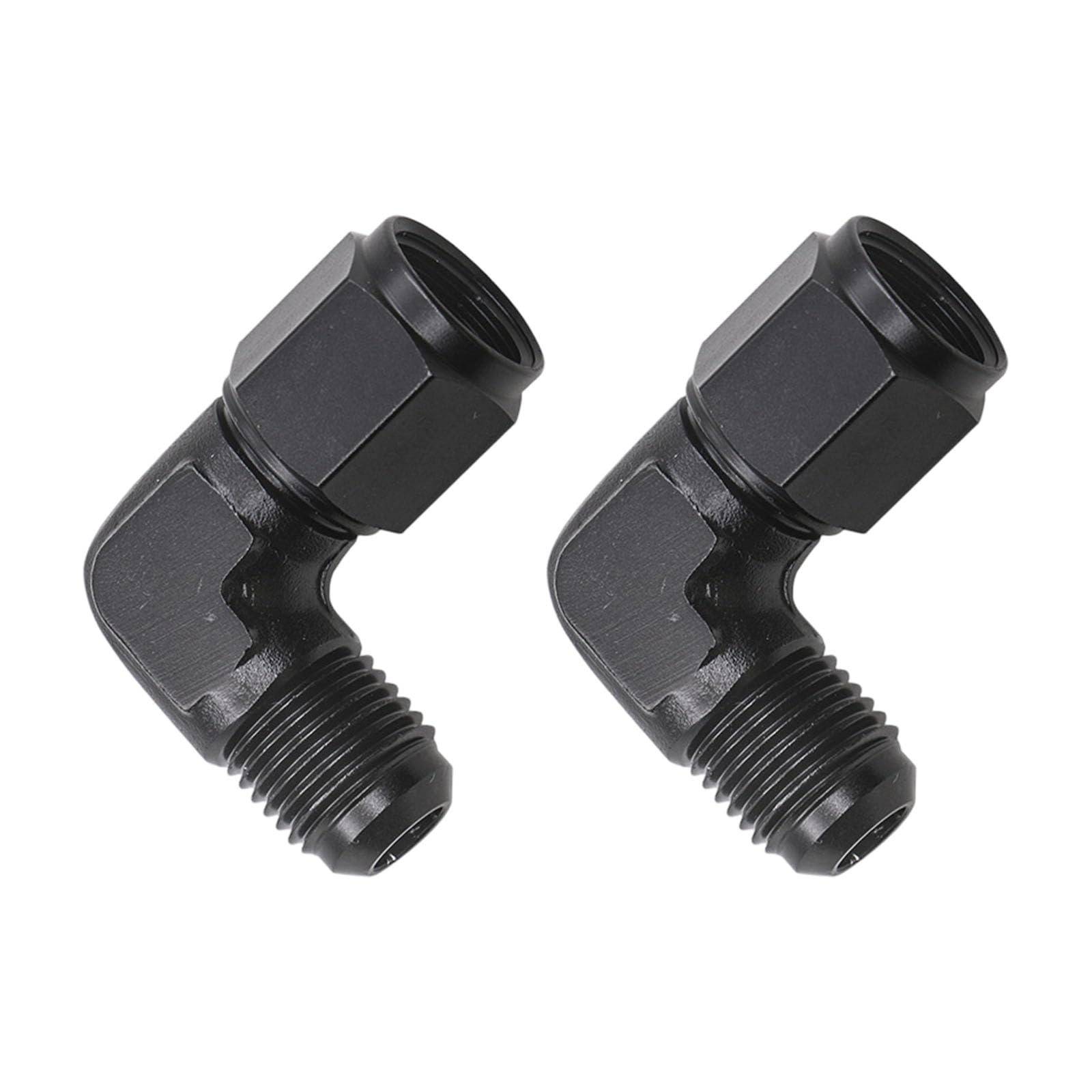 CUNZJIA 4AN 6AN 8AN 10AN Thread 90 Degree Swivels Hose Fitting for Oil Systems Upgrade in Automotive Modifications