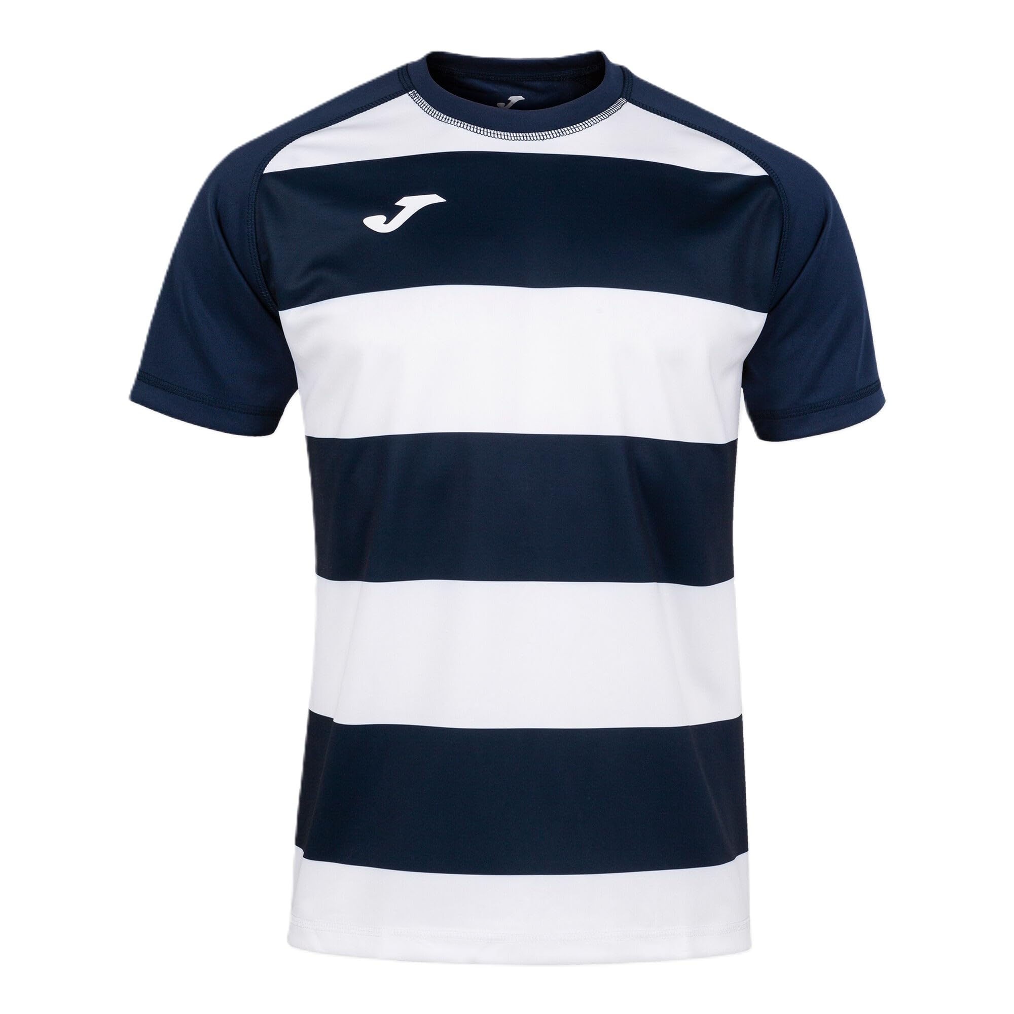 T-shirt de Sport Joma Prorugby II Manches Courtes Bleu Marine/Blanc