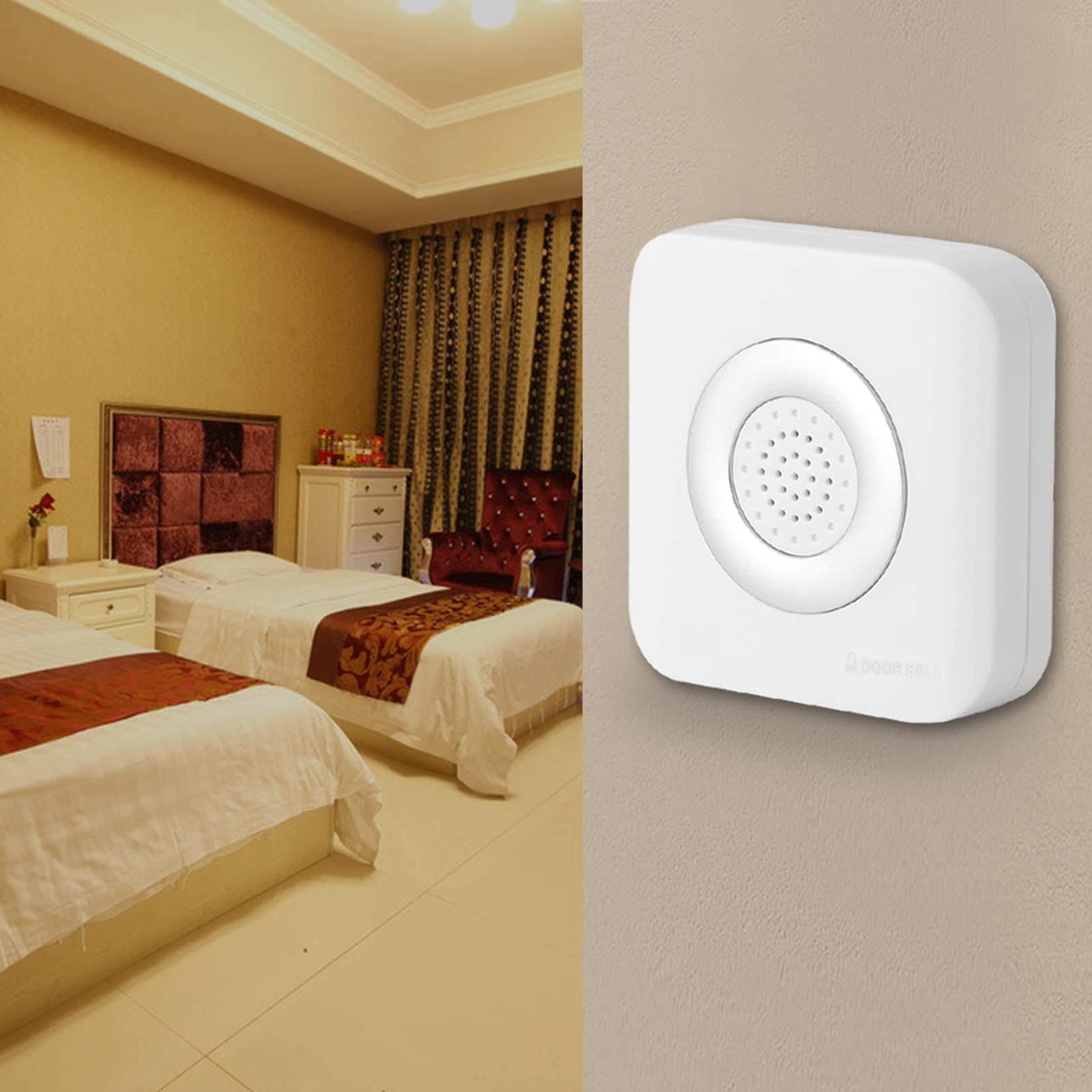 Wired Doorbell Chime 12v, Wired Door Bells for Homes, 12volt DC Door Bell, 12V Wired Doorbell Door Alarm for Home Office Access Control System
