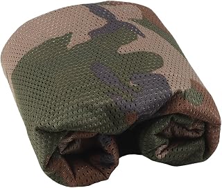 Hunting Camouflage Netting 1.5X2M Army Camo Netting Sniper Veil Scarf for Military Paintball Shooting Tactical Disguise Decoration