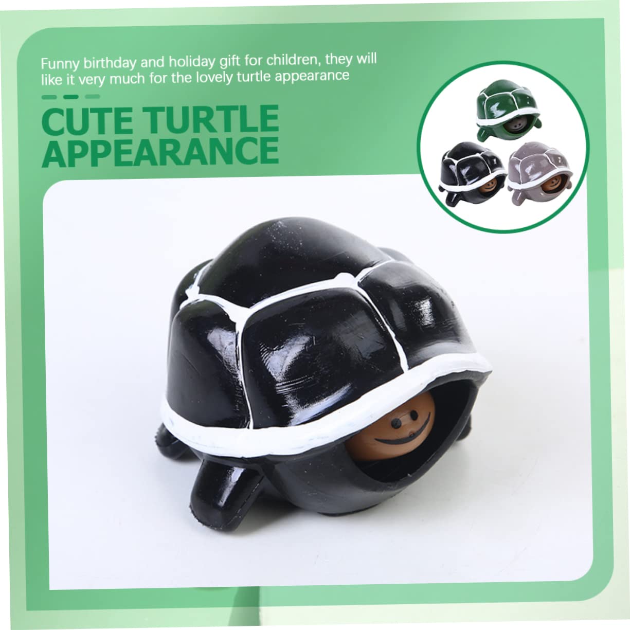 Squeeze-Schildkröten Set – 3er Pack Stressball-Spielzeug Für Kinder & Erwachsene, Flexibel & Lustig
