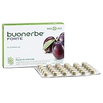 BIOS LINE Buonerbe Forte Compresse, Integratore Alimentare, Favorisce la Regolarità Intestinale e Risveglia Intestino Pigro, Senza Glutine e Adatto a Vegani (30 unità (Confezione da 1))