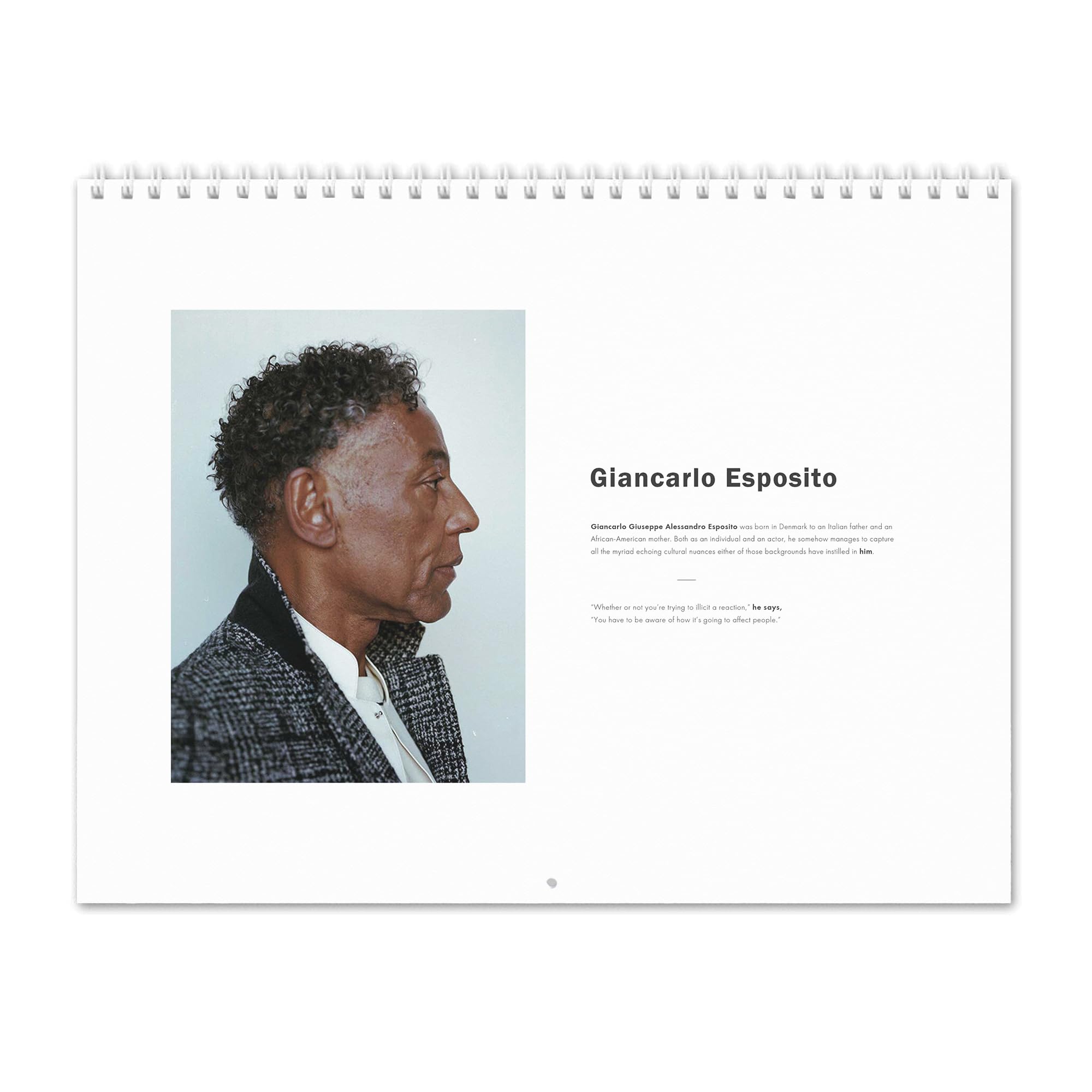 Giancarlo Esposito - Rogue Wall Calendar